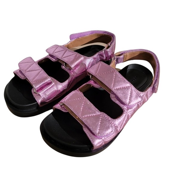 AEROSOLES LAMIRCA SANDAL in Purple Mettalic NWOT | Size 7.5 - Picture 2 of 10